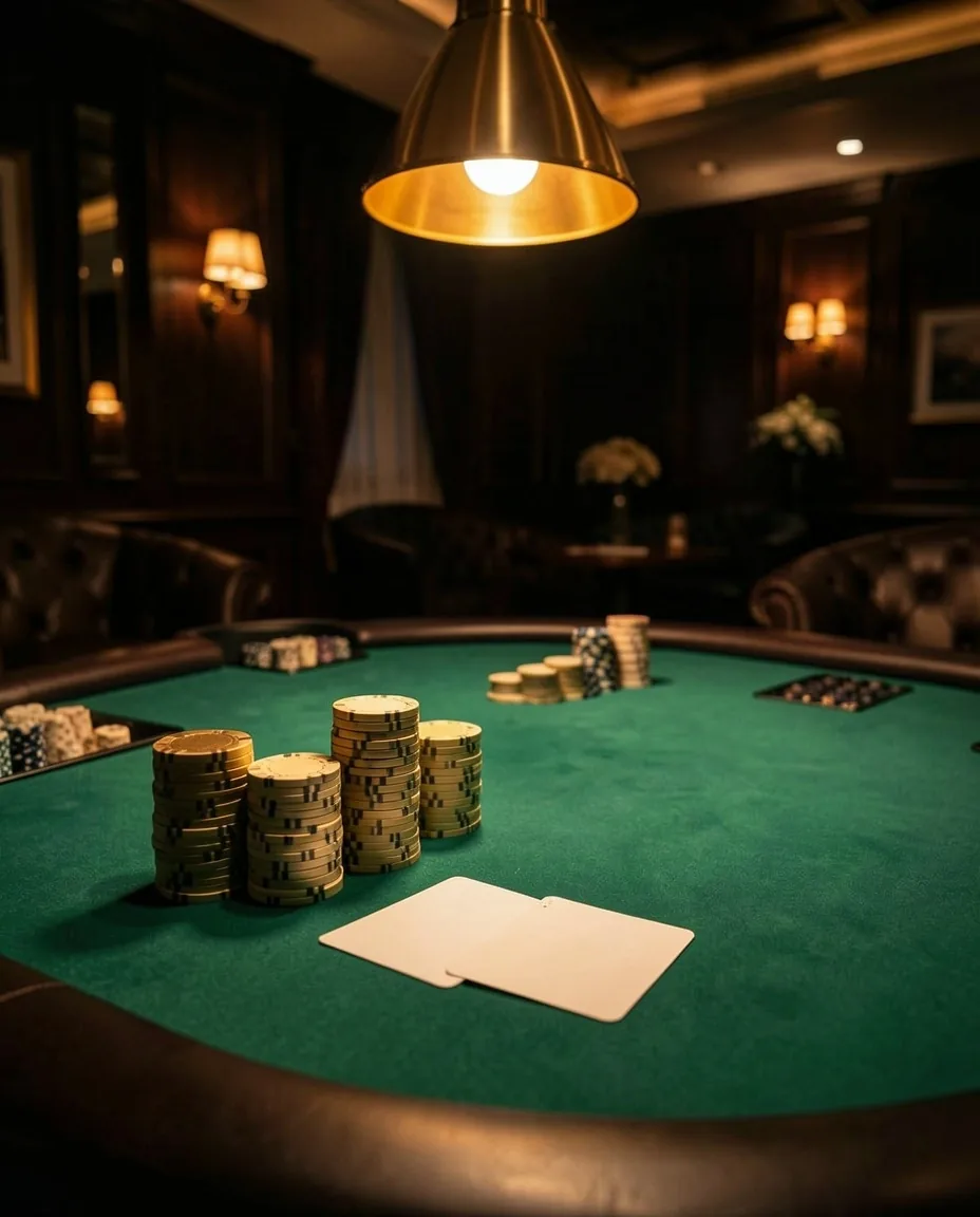 Stół do gier karcianych w Poker Lounge