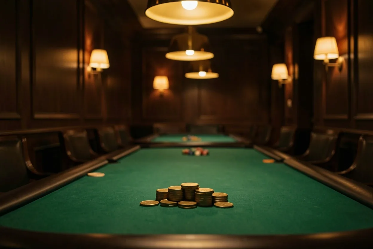 Wnętrze salonu Poker Lounge w Taveloria